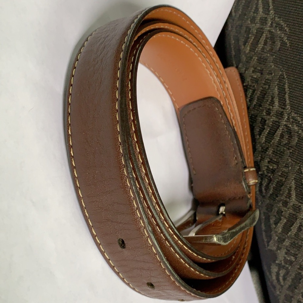 Johnston& Murphy brown belt size 40